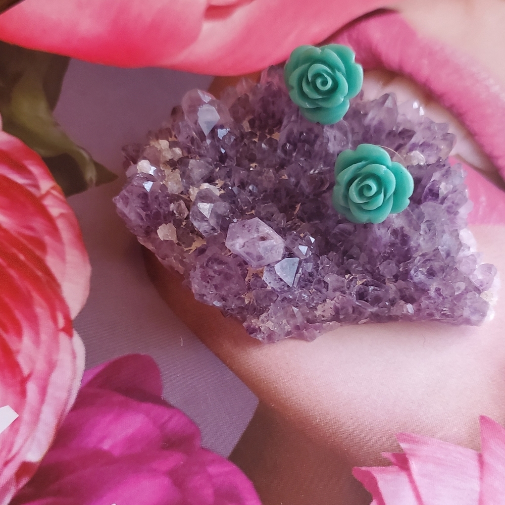 Flower earrings 🍀🌷🍀